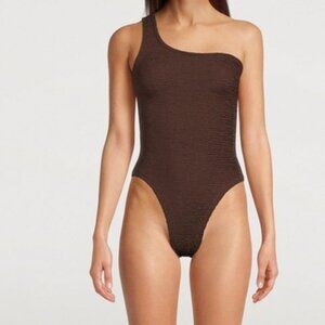 Hunza GNancy Swim One Shoulder One Piece Swimsuit - One Size